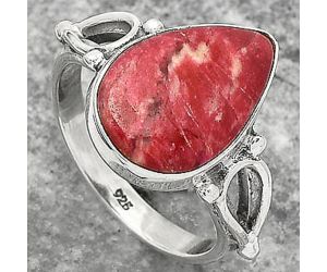 Natural Pink Thulite - Norway Ring size-8 SDR162256 R-1224, 11x16 mm