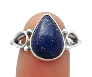 Natural Lapis - Afghanistan Ring size-7 SDR162260 R-1224, 10x14 mm