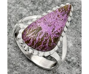 Natural Purpurite - South Africa Ring size-7.5 SDR162382 R-1652, 10x21 mm