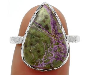 Natural Purpurite - South Africa Ring size-8.5 SDR162459 R-1191, 13x18 mm