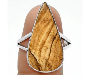 Natural Picture Jasper Ring size-9 SDR162511 R-1191, 13x25 mm