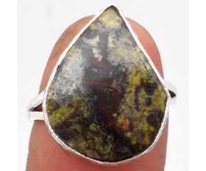 Dragon Blood Stone - South Africa Ring size-9 SDR162542 R-1191, 16x21 mm