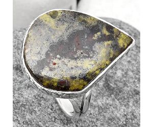 Dragon Blood Stone - South Africa Ring size-9 SDR162542 R-1191, 16x21 mm