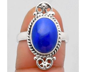 Natural Lapis - Afghanistan Ring size-8.5 SDR163144 R-1500, 10x14 mm