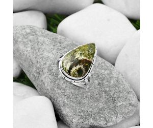 Dragon Blood Stone - South Africa Ring size-8 SDR163510 R-1012, 13x22 mm