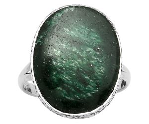 Natural Green Aventurine Ring size-9.5 SDR163856 R-1191, 16x20 mm