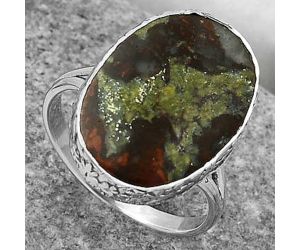Dragon Blood Stone - South Africa Ring size-9.5 SDR163858 R-1191, 15x21 mm