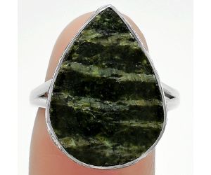 Natural Chrysotile Ring size-8.5 SDR163874 R-1191, 15x21 mm