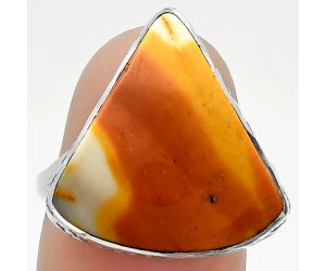 Natural Red Mookaite Ring size-8 SDR163951 R-1191, 19x19 mm