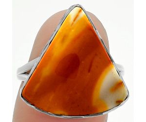 Natural Red Mookaite Ring size-7.5 SDR163958 R-1191, 18x19 mm
