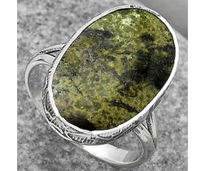 Dragon Blood Stone - South Africa Ring size-8 SDR163966 R-1191, 13x20 mm