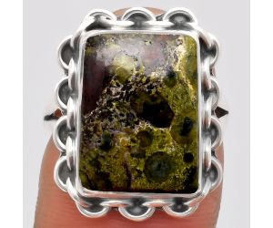 Dragon Blood Stone - South Africa Ring size-7 SDR164059 R-1093, 12x16 mm