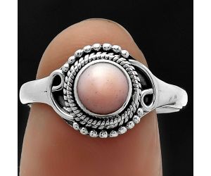 Natural Pink Opal - Australia Ring size-8 SDR164229 R-1416, 6x6 mm