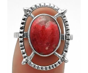 Natural Pink Thulite - Norway Ring size-7.5 SDR164293 R-1548, 10x13 mm