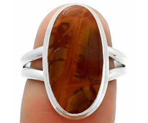 Natural Noreena Jasper Ring size-7.5 SDR165018 R-1008, 9x19 mm