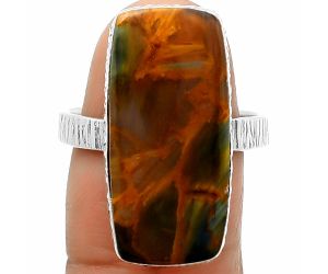 Natural Pietersite - Namibia Ring size-8.5 SDR165079 R-1191, 11x24 mm