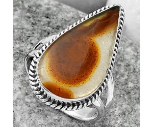 Natural Tube Agate - Turkish Ring size-8 SDR165119 R-1010, 12x24 mm
