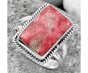Natural Pink Thulite - Norway Ring size-8 SDR165123 R-1010, 10x16 mm