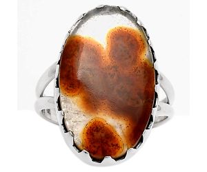Natural Tube Agate - Turkish Ring size-8 SDR165177 R-1210, 14x23 mm