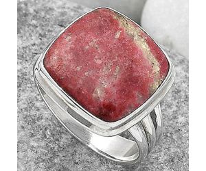 Natural Pink Thulite - Norway Ring size-9 SDR165208 R-1008, 15x15 mm