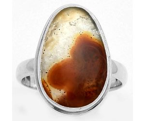 Natural Tube Agate - Turkish Ring size-9 SDR165245 R-1156, 13x20 mm