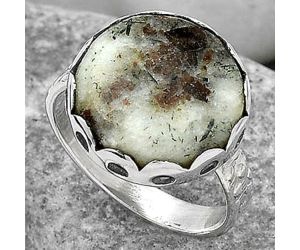 Natural Astrophyllite - Russia Ring size-8.5 SDR165408 R-1428, 16x16 mm
