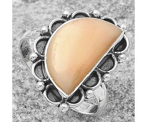 Natural Pink Opal - Australia Ring size-8.5 SDR165587 R-1092, 9x16 mm