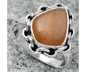 Natural Sunstone - Namibia Ring size-7.5 SDR165661 R-1093, 10x12 mm