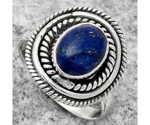 Natural Lapis - Afghanistan Ring size-7 SDR166188 R-1097, 8x10 mm
