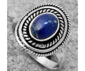 Natural Lapis - Afghanistan Ring size-8 SDR166218 R-1097, 7x9 mm