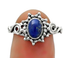 Natural Lapis - Afghanistan Ring size-7 SDR166384 R-1099, 5x7 mm