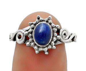 Natural Lapis - Afghanistan Ring size-7.5 SDR166390 R-1099, 5x7 mm