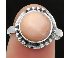 Natural Pink Opal - Australia Ring size-7.5 SDR167083 R-1102, 10x10 mm