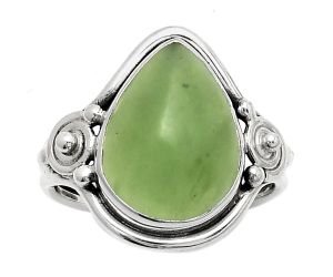 Natural Nephrite Jade - Canada Ring size-7.5 SDR167583 R-1315, 12x16 mm