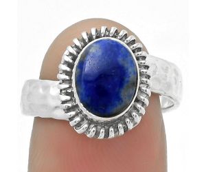 Natural Lapis - Afghanistan Ring size-8 SDR167867 R-1279, 7x9 mm