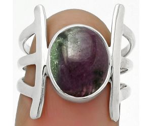 Natural Ruby Zoisite - Africa Ring size-7 SDR167913 R-1544, 9x12 mm