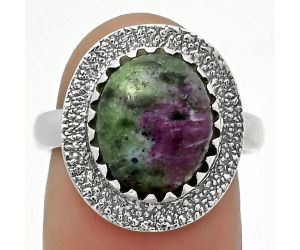 Natural Ruby Zoisite - Africa Ring size-7.5 SDR167930 R-1649, 10x12 mm