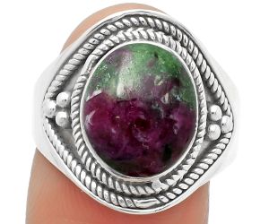 Natural Ruby Zoisite - Africa Ring size-8.5 SDR168227 R-1312, 10x12 mm