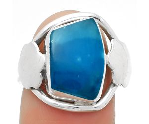 Natural Smithsonite Ring size-7 SDR168309 R-1497, 9x14 mm