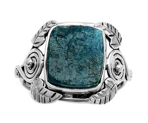 Natural Neon Blue Apatite - Madagascar Ring size-8 SDR168335 R-1352, 10x12 mm