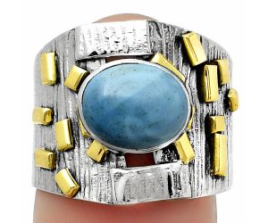 Two Tone - Natural Owyhee Opal Ring size-7 SDR168456 R-1543, 7x9 mm