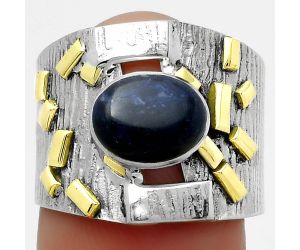 Two Tone - Natural Sodalite Ring size-7.5 SDR168459 R-1543, 7x9 mm