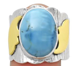 Two Tone - Natural Owyhee Opal Ring size-9 SDR168582 R-1542, 12x16 mm