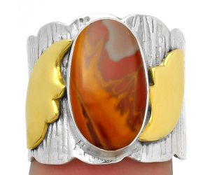 Two Tone - Natural Noreena Jasper Ring size-7 SDR168600 R-1542, 8x14 mm