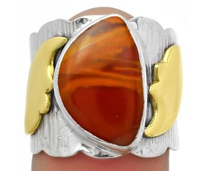Two Tone - Natural Noreena Jasper Ring size-7 SDR168603 R-1542, 10x16 mm