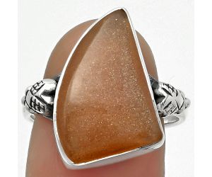 Natural Sunstone - Namibia Ring size-8 SDR168762 R-1200, 12x17 mm