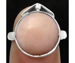 Natural Pink Opal - Australia Ring size-7.5 SDR169107 R-1194, 14x14 mm