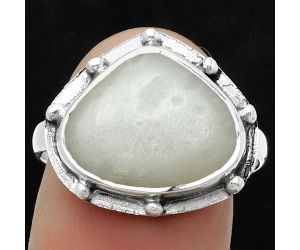 Natural Srilankan Moonstone Ring size-8 SDR169336 R-1202, 12x15 mm