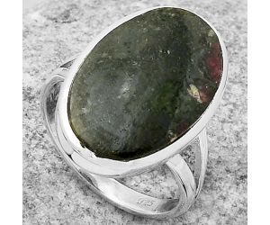 Natural Russian Eudialyte Ring size-8.5 SDR169472 R-1005, 13x21 mm