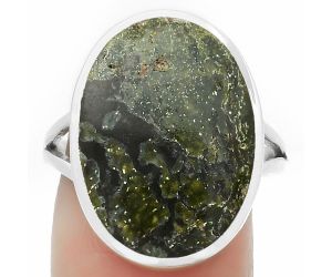 Dragon Blood Stone - South Africa Ring size-8.5 SDR169494 R-1005, 14x20 mm